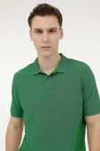 Lumberjack M-CT953 BASIC P.T-SH 4FX 101533534 Erkek Polo Yaka T-Shirt K.Yeşil S-XXL - 3