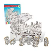 Todo yeni yıl kutlaması My Ecolove Kiti Kartonda Montaj Etmek Ve Renklendirmek 33 Parça thumbnail 1