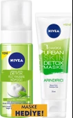 Nivea Urban Skın Detox Yüz Yıkama Köpüğü 150 ml + Arındırıcı Detox Maske 75 ml - 1