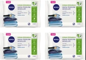 Nivea 3'Ü 1 Arada Makyaj Temizleme Mendili Normal 4 Lü Set - 1