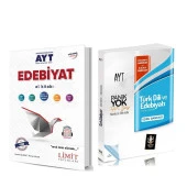 Limit Yayınları AYT Edebiyat El Kitabı ile AYT Türk Dili ve Edebiyatı Soru Bankası 2 Kitap Set - 1