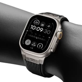 Gpack Apple Watch SE 2 2022 44mm Kordon Çıtçıtlı Derin Çizgili Spor Tasarım KRD113 - 3