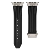 Gpack Apple Watch SE 2 2022 44mm Kordon Çıtçıtlı Derin Çizgili Spor Tasarım KRD113 - 1