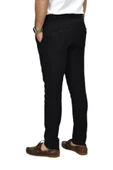 Erkek Siyah Jogger Lastikli Pantolon 1977 BGL-ST03731 - 3