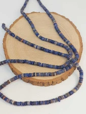 Sodalit Taşı Rondela Kesim 6x1.5mm Dizi (49408) thumbnail 3