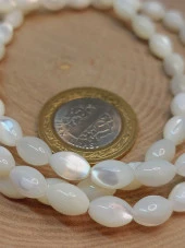 Sedef Taşı Arpa Kesim 5.5x8.5mm Dizi (49416) thumbnail 4