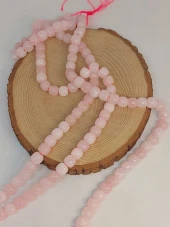 Pembe Kuvars Taşı Şekilli 9x10mm Dizi (49420) thumbnail 3