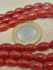 Akik Taşı Arpa Kesim 6x9mm Dizi (49422) thumbnail 2