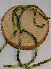 Yeşim Taşı Arpa Kesim 6x9mm Dizi (49430) thumbnail 3