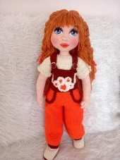 Aren Bebek Amigurumi Organik Oyuncak thumbnail 3