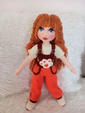 Aren Bebek Amigurumi Organik Oyuncak thumbnail 7