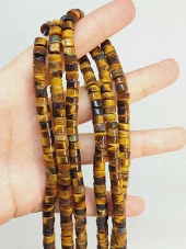 Kaplan Gözü Taşı Şekilli 6x3mm Dizi (49454) thumbnail 1