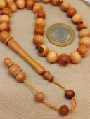 Kıbrıs Ağacı 33lük Tesbih 9.5mm Usta İşçilikli (49502) thumbnail 3