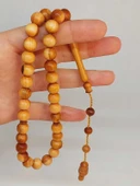 Kıbrıs Ağacı 33lük Tesbih 9.5mm Usta İşçilikli (49502) thumbnail 1