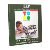 Todo 100 Parça Yapmak ve Renklendirmek için Kartonda Jeep - 1