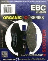 Ebc Sfa418 2021-2023 Piaggio Beverly S 400 Uyumlu Arka Fren Balatası Organik Balata thumbnail 1