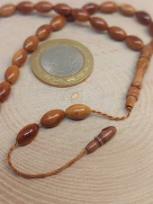 Kuka Ağacı 33lük Arpa Kesim Tesbih 5*8.5mm (49550) thumbnail 3