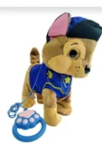 Paw Patrol Köpek CHASE Yürüyen, Havlayan Müzikli Tasmalı Kumandalı Peluş Oyuncak - 6
