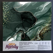 Periboia DecoHandy Pvc Duvar Karosu 30x30cm 4'Lü Paket -  Zümrüt 0,36m2 - 1