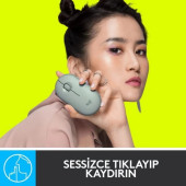 Logitech M350 Pebble Sessiz Kablosuz Kompakt Mouse - Okaliptus - 2