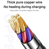 Joyroom S-M357S Mikro Şarj ve Data Kablosu 2A 1m Mavi thumbnail 2