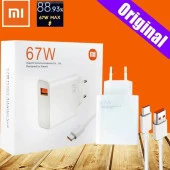 Orjinal Xiaomi Mi 10T Pro Type-C Data Kablo ve 67W 6A MYD-12-ES Hızlı Şarj cihazı - 1