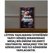Veraart Işıklı Pleksi Çiçekler Temalı Sürpriz Tablo Dekoratif Ayaklı Biblo Anneler Günü Hediyesi - 7
