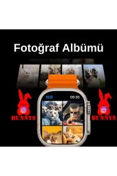 Redmi Note 9 Uyumlu Akıllı Saat ULTRA MAX 2024 Kordon Hediyeli Amoled Ekran thumbnail 3