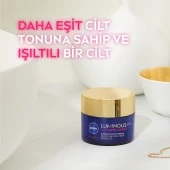 Nivea Luminous630 Leke Karşıtı Gece Yüz Bakım Kremi 50ml,Hyaluronik Asit, Tüm Cilt Tipleri - 4
