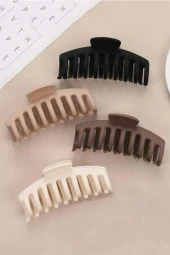 Mandal Toka 4 Adet Kahverengi Büyük Boy Mandal Toka - 1