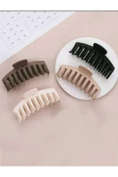 Mandal Toka 4 Adet Kahverengi Büyük Boy Mandal Toka - 5