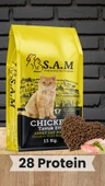 S.A.M Tavuk Etli Yetişkin Kedi Maması 15 Kg thumbnail 3