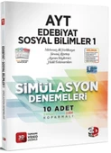 2024 AYT Edebiyat Sosyal Bilimler 1 Simülasyon Denemeleri Tamamı Video Çözümlü 3D Yayınları - 1