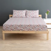 Soley | Liberty | %100 Pamuklu Çift Kişilik 160 x 200 Lastikli Çarşaf Seti thumbnail 1