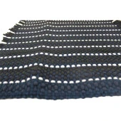 Space Oto Kilim Minder Siyah-Beyaz-Lacivert Desenli 3'lü Takım PREMİUM thumbnail 3