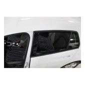 Space Oto Kilim Minder Siyah-Beyaz-Lacivert Desenli 3'lü Takım PREMİUM thumbnail 4