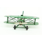 Dekoratif Metal Uçak Çift Kanatlı C0204 -M172-4 - 1