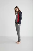 U.S Polo Assn. 16940 Kadın Kapşonlu Pijama Takımı - 10