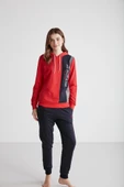 U.S Polo Assn. 16940 Kadın Kapşonlu Pijama Takımı - 1