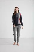 U.S Polo Assn. 16940 Kadın Kapşonlu Pijama Takımı - 7