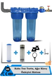Daire Bina Sayaç Girişi 2 Aşama Su Arıtma Cihazı ( Toz Tortu , Çamur Önleyici Yumuşatma Sistemi ) thumbnail 2