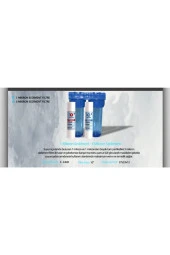 Daire Bina Sayaç Girişi 2 Aşama Su Arıtma Cihazı ( Toz Tortu , Çamur Önleyici Yumuşatma Sistemi ) thumbnail 3