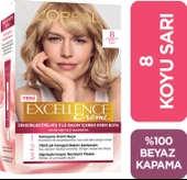 L'Oréal Paris Excellence Creme Saç Boyası 8 Koyu Sarı thumbnail 1
