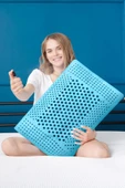 Viscofoam Aroma Terapi Hava Kanallı Ortopedik Yastık Visco Yastık Okyanus Esintisi 60x40x16cm - 2