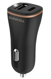 Duracell Car Charger Type-C PD18W +2.4A Black - 4