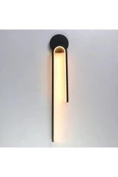 Livora Lighting Hera Modern Günışığı Siyah Ledli Duvar Aplik - 1