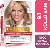 L'Oréal Paris Excellence Creme Saç Boyası 9.1 Sarı Küllü thumbnail 1
