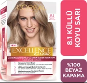 L'Oréal Paris Excellence Creme Saç Boyası - 8.1 Küllü Koyu Sarı - 1