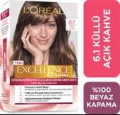 L'oréal Paris Excellence Creme Saç Boyası 6.1 Küllü Açık Kahve thumbnail 1
