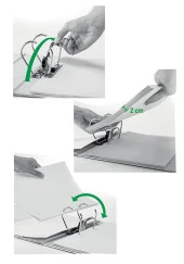 Sarı Büro Klasörü Telli Dosya ve Poşet Dosya Seti 2 Adet Büro Klasörü 10 Renk Telli Dosya 100 Adet Poşet Dosya - 4